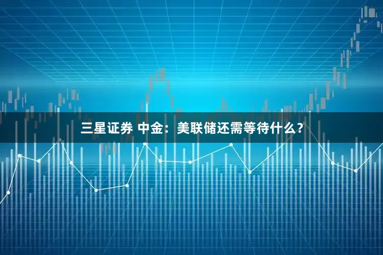 三星证券 中金：美联储还需等待什么？