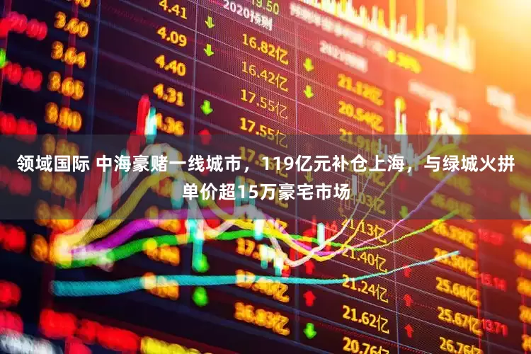 领域国际 中海豪赌一线城市，119亿元补仓上海，与绿城火拼单价超15万豪宅市场