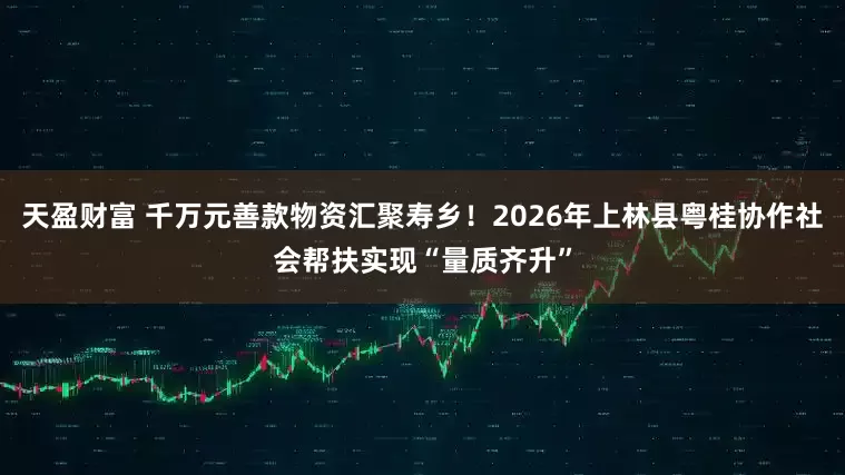 天盈财富 千万元善款物资汇聚寿乡！2026年上林县粤桂协作社会帮扶实现“量质齐升”